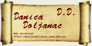 Danica Doljanac vizit kartica